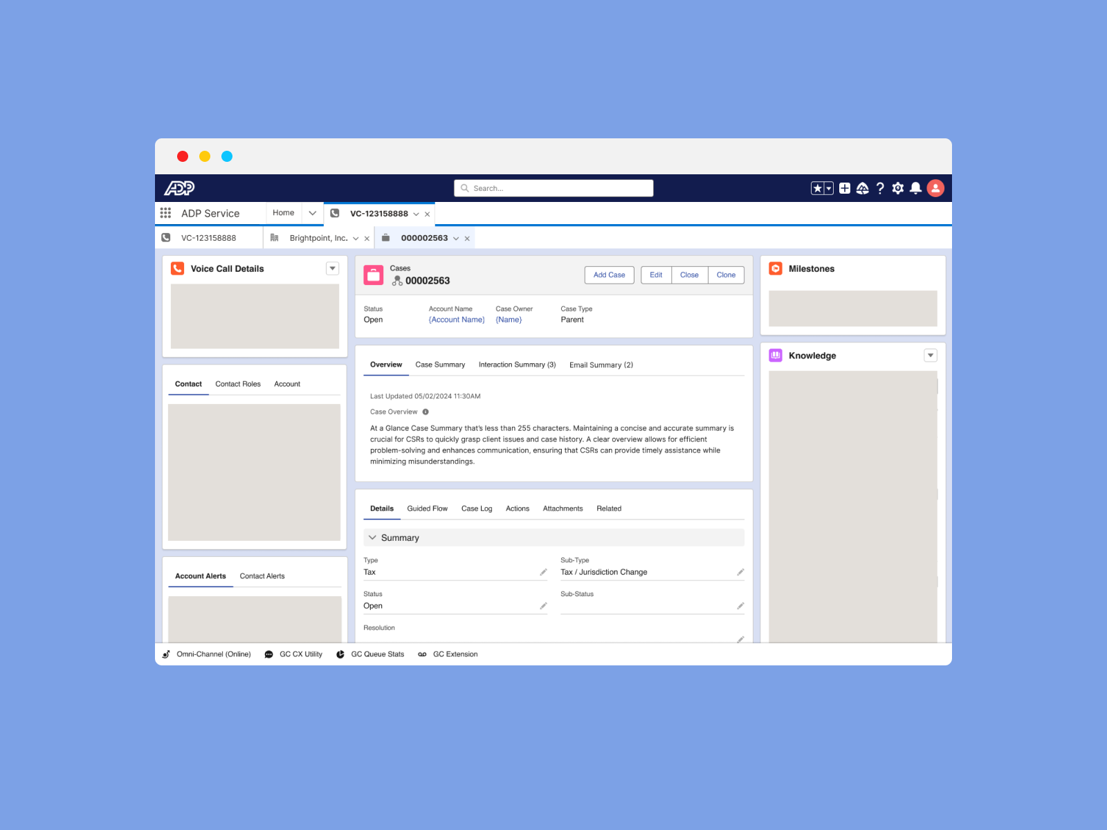 Consolidated Summary